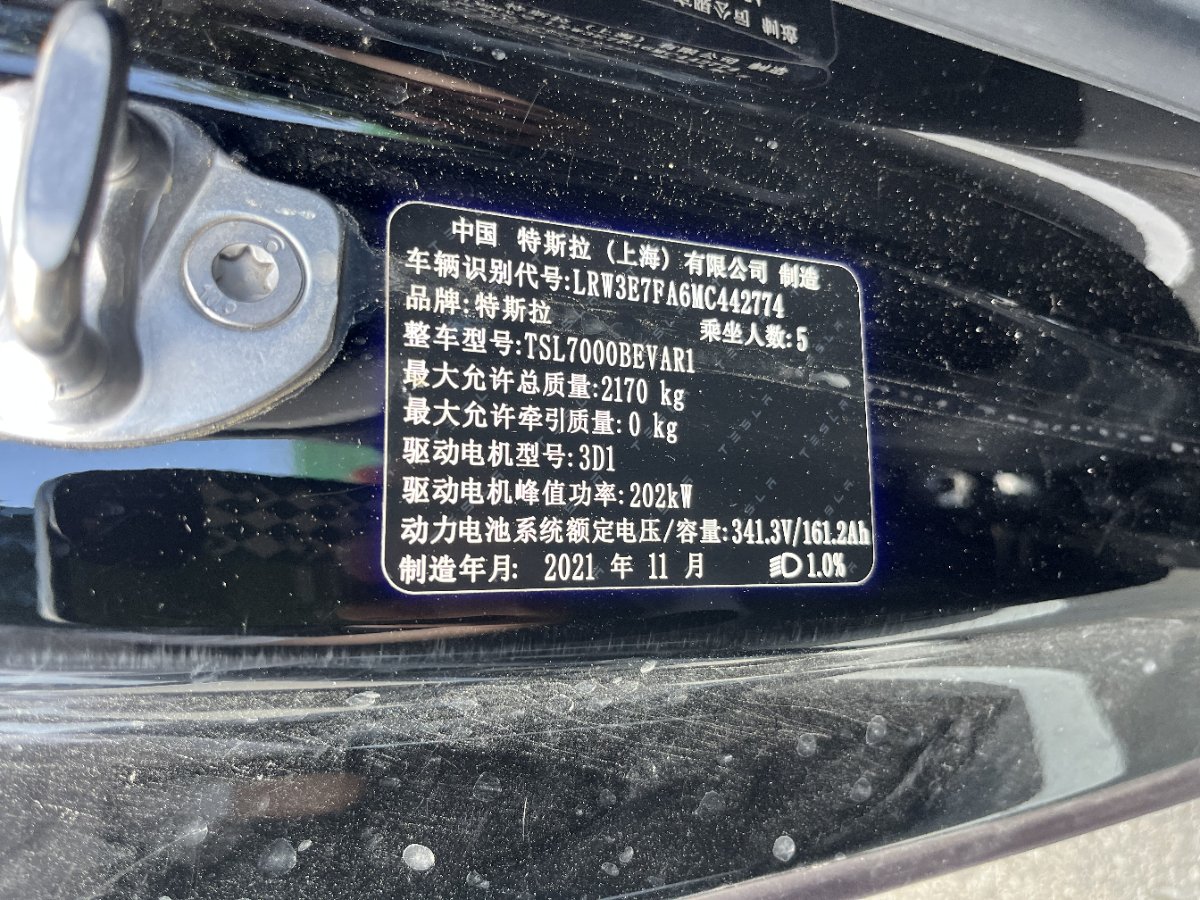 Tesla Model 3 2021 car image #9