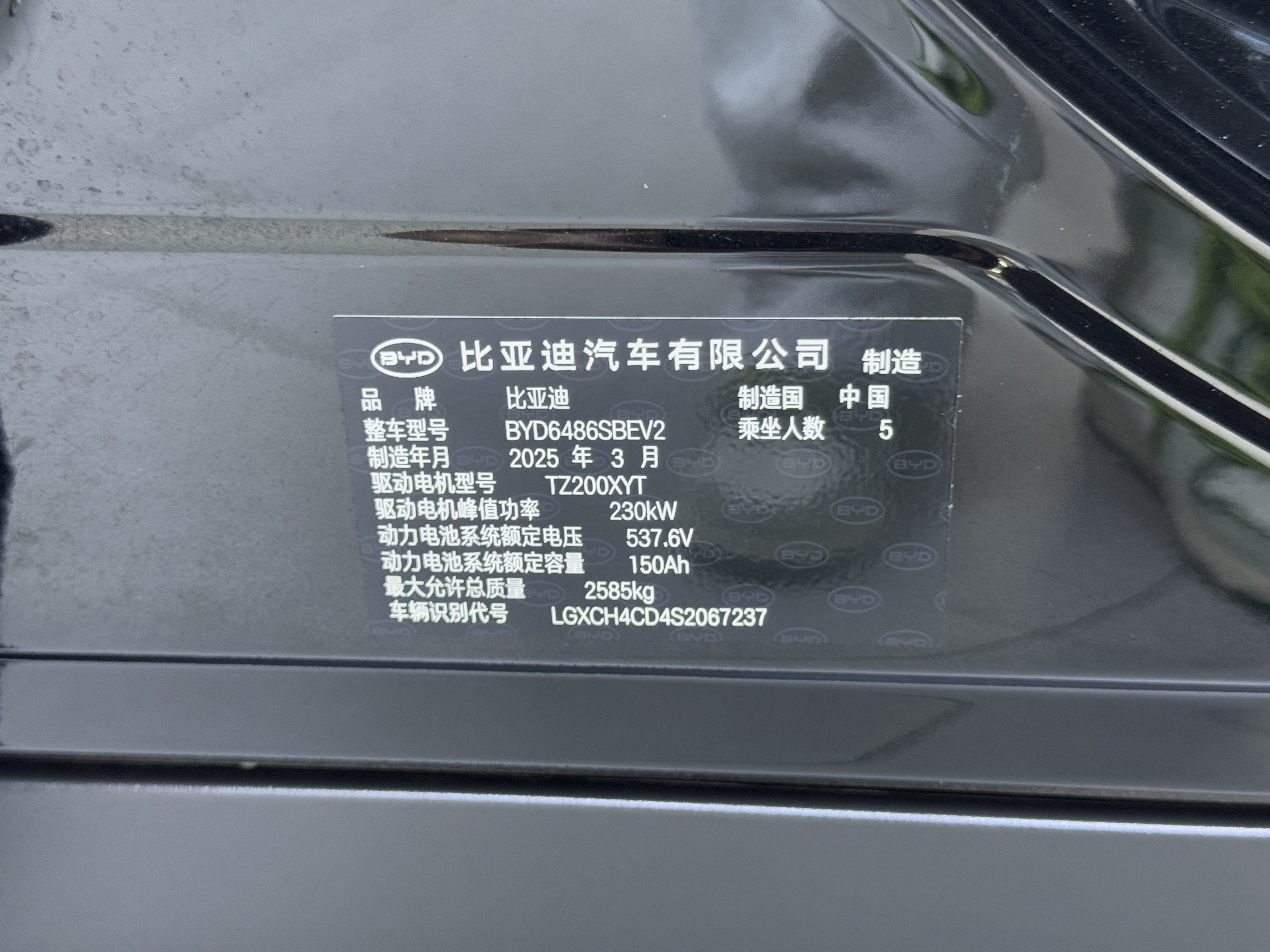 BYD Sea Lion 07 EV 2025 car image #12