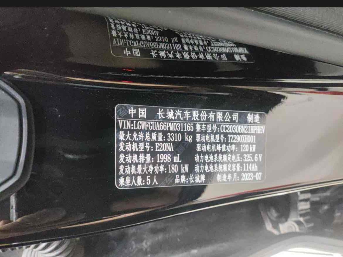 Tank 500 New Energy 2023 car image #12