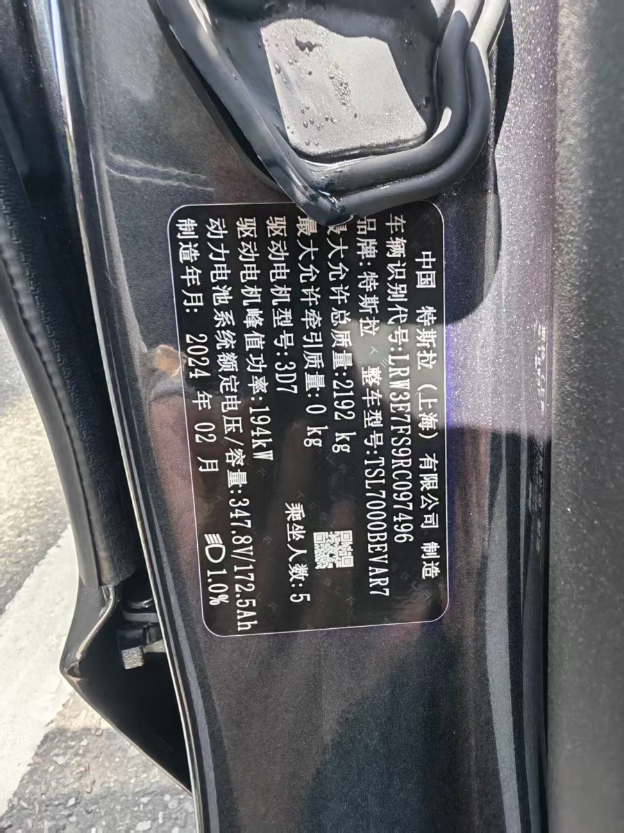 Tesla Model 3 2024 car image #10