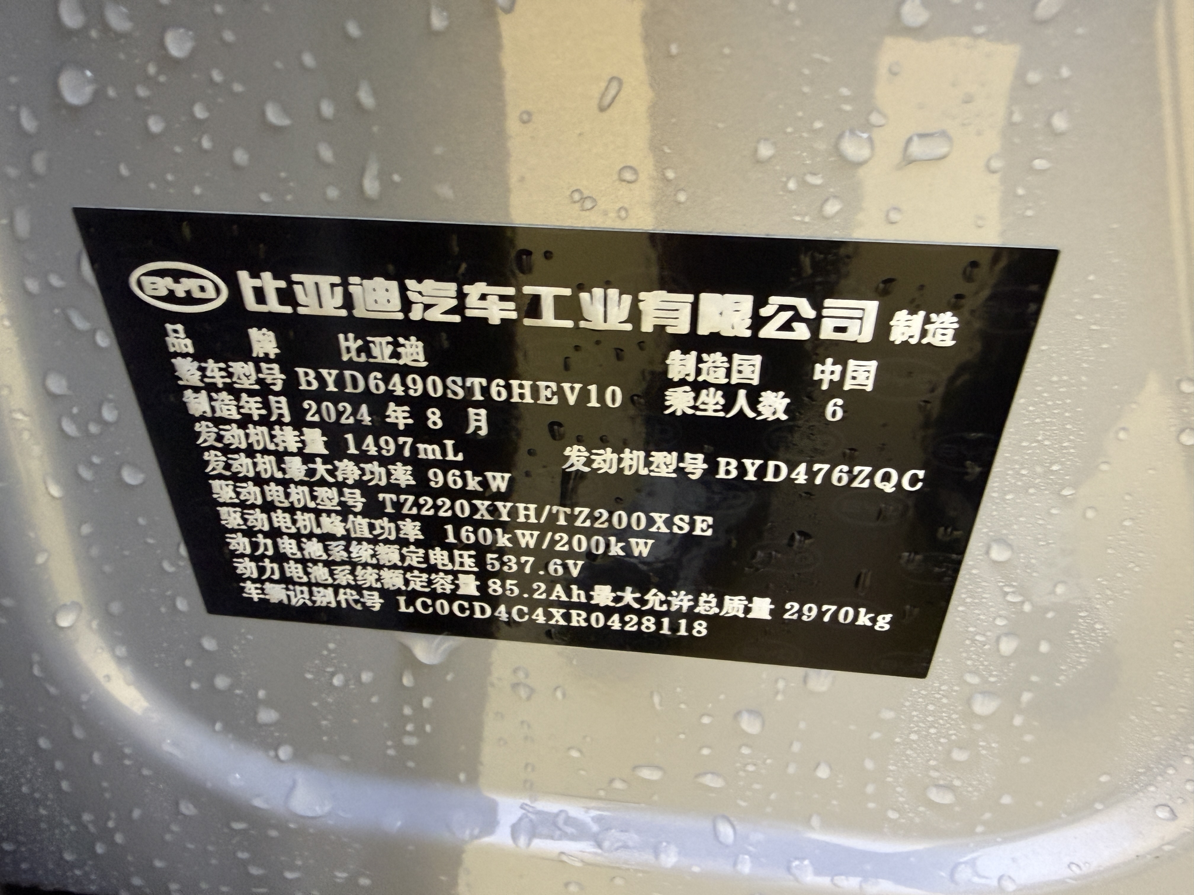 BYD Tang New Energy 2025 immagine di auto #13