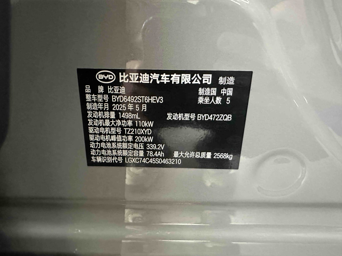 BYD Sea Lion 07 DM-i 2025 car image #14