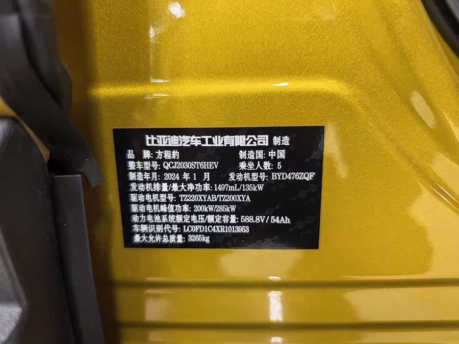 FangChengBao Leopard 5 2024 car image #15