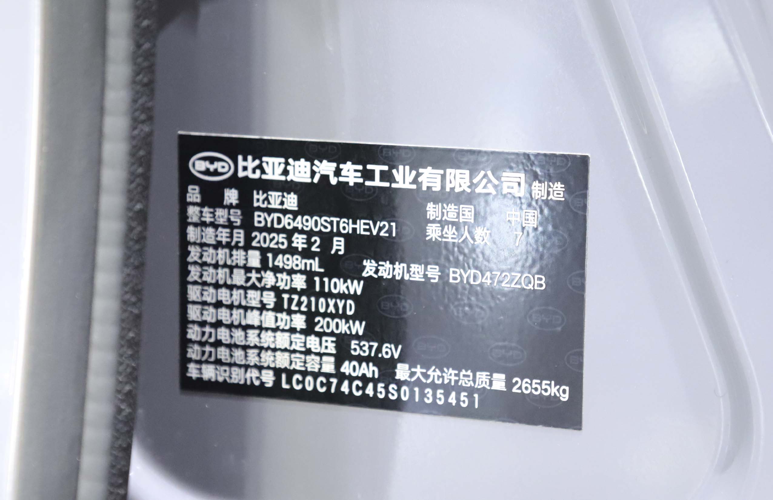 BYD Tang New Energy 2025 car image #18