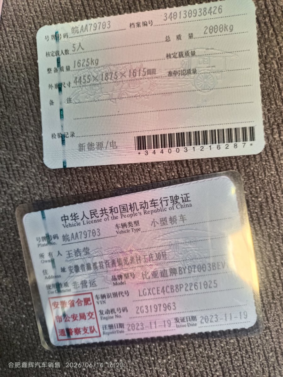 BYD Yuan Plus 2023 car image #11