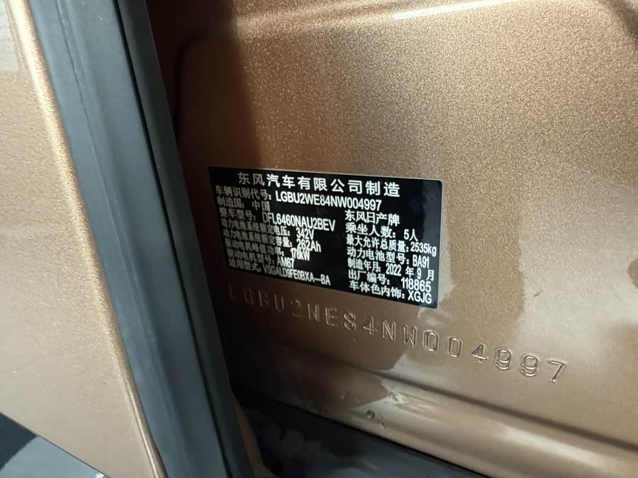 日产 ARIYA艾睿雅 2022 汽车图片 #19