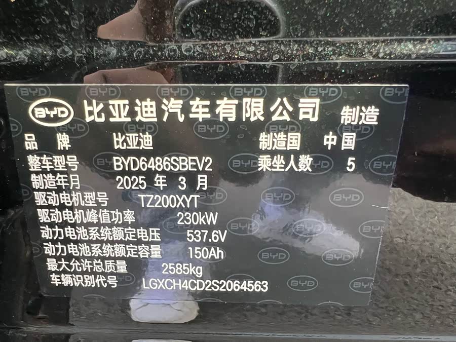 BYD Sea Lion 07 EV 2025 immagine di auto #19