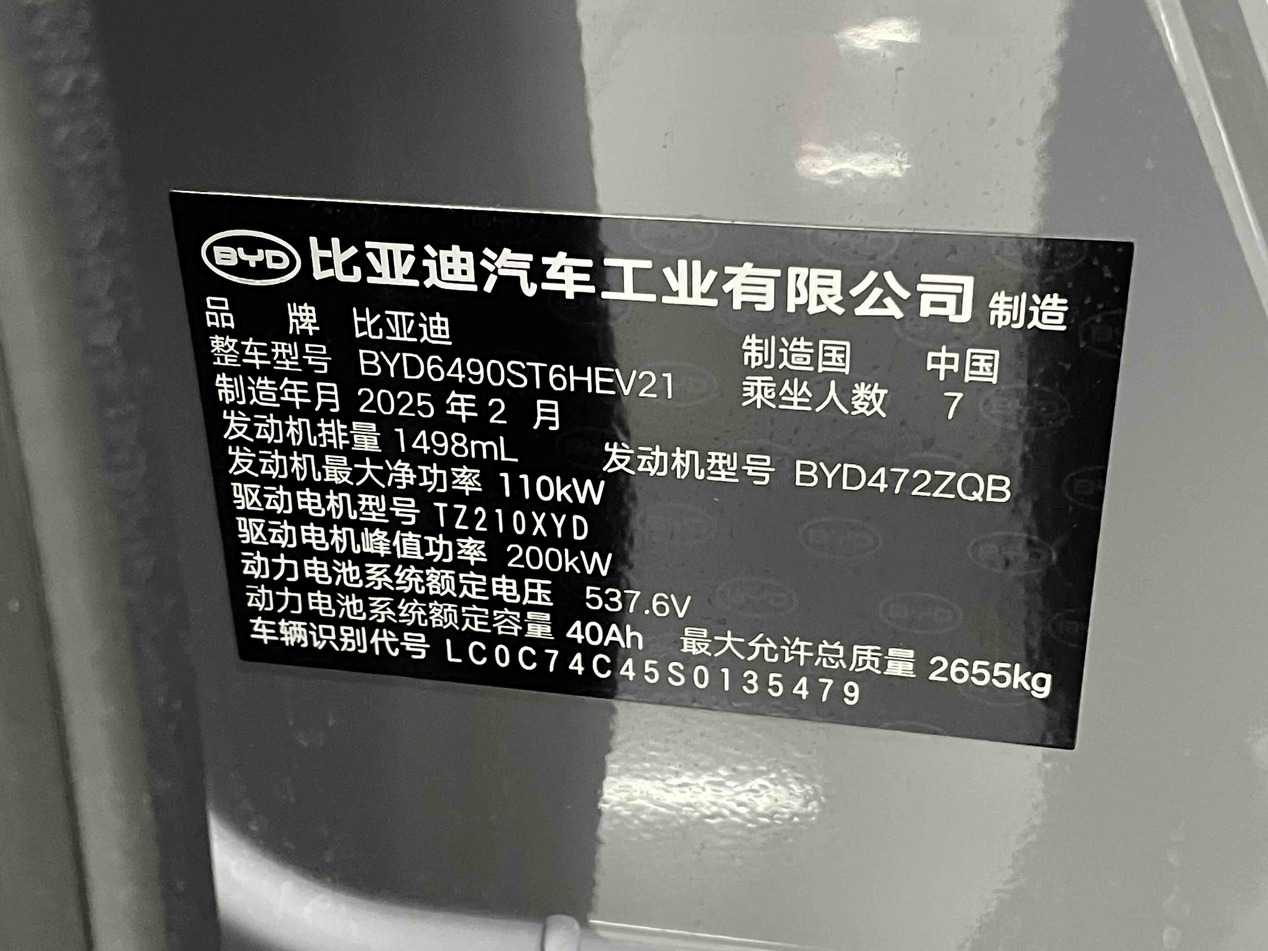 BYD Tang New Energy 2025 car image #21