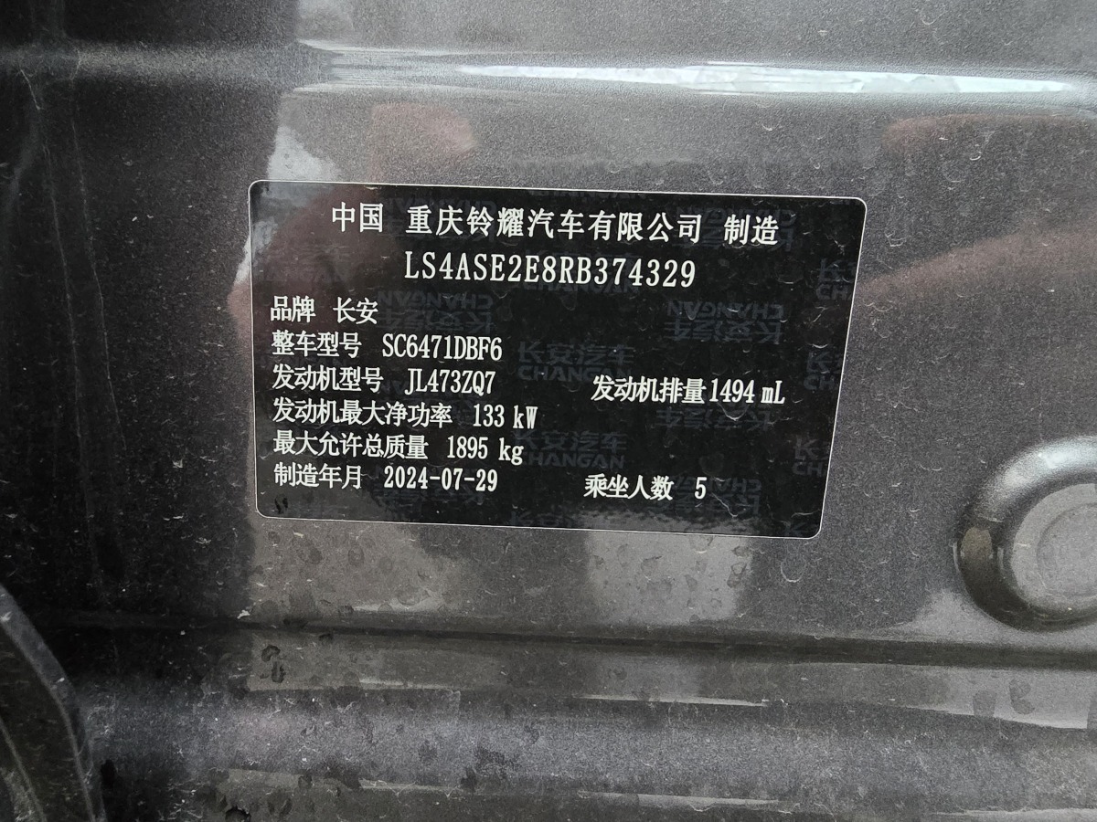Changan UNI-Z 2024 car image #4