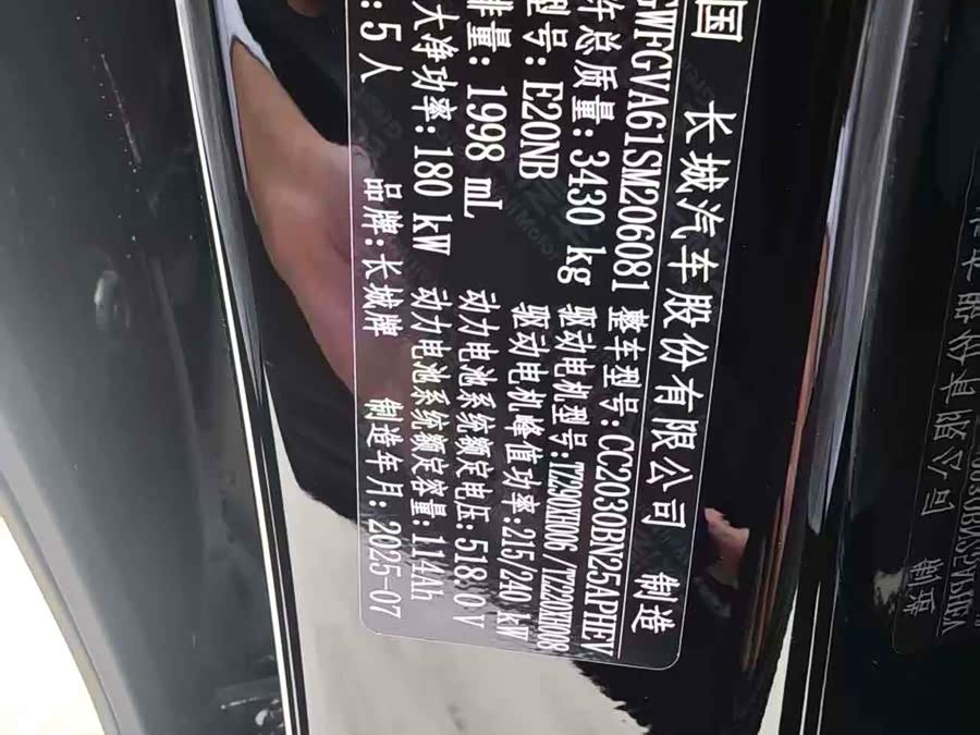 Tank 500 New Energy 2025 immagine di auto #27