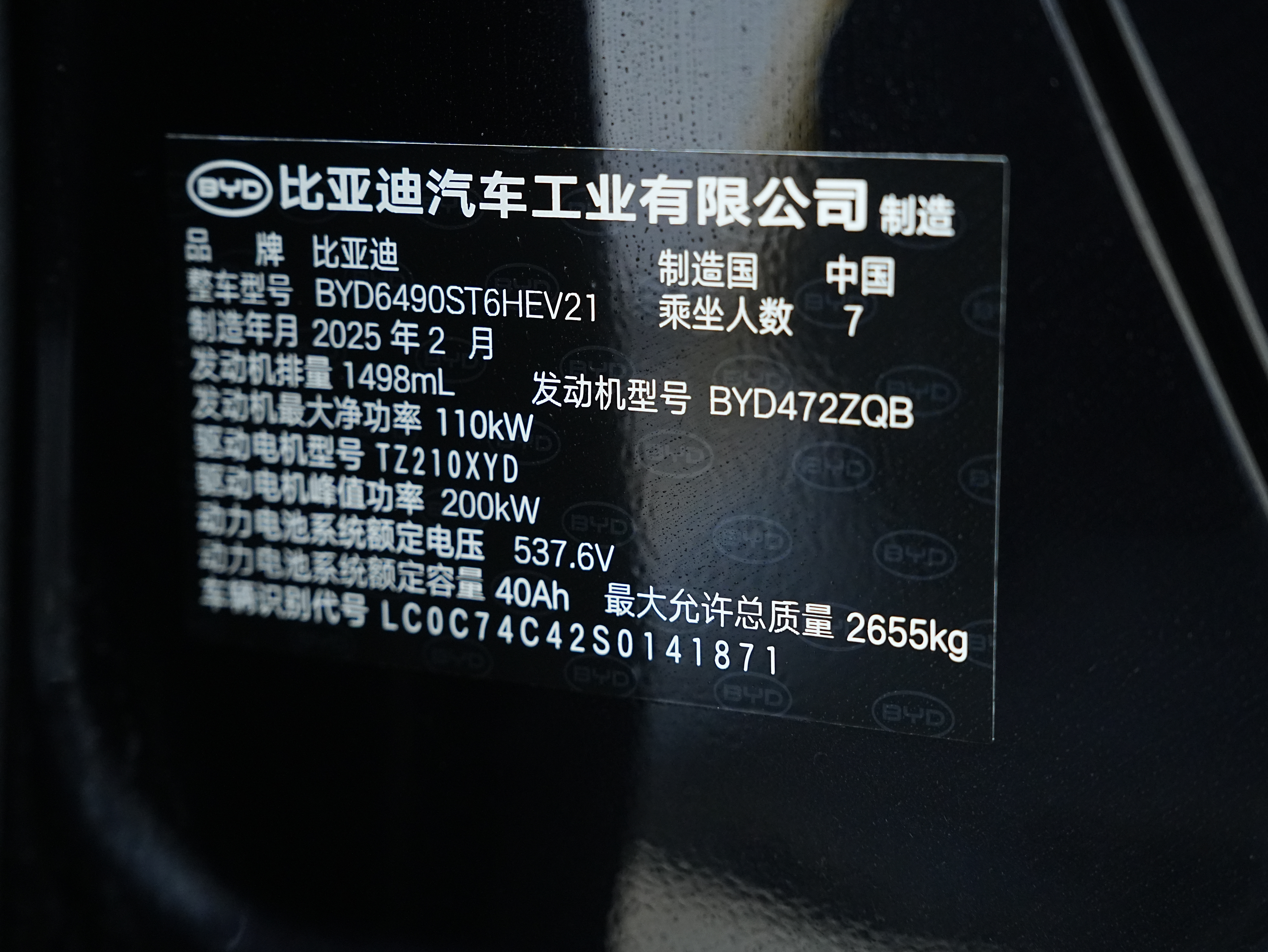 BYD Tang New Energy 2025 car image #27
