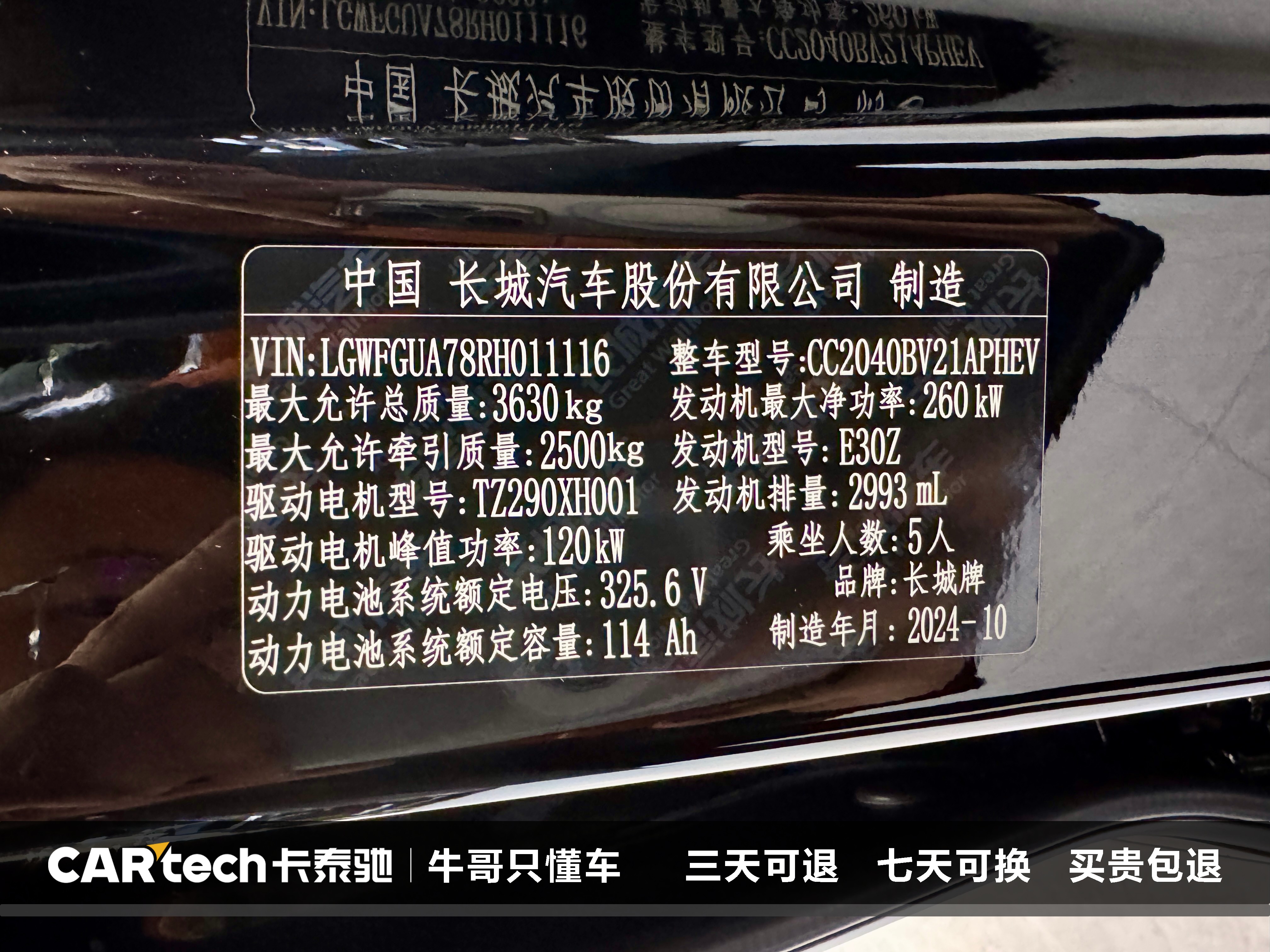 Tank 700 New Energy 2024 immagine di auto #28