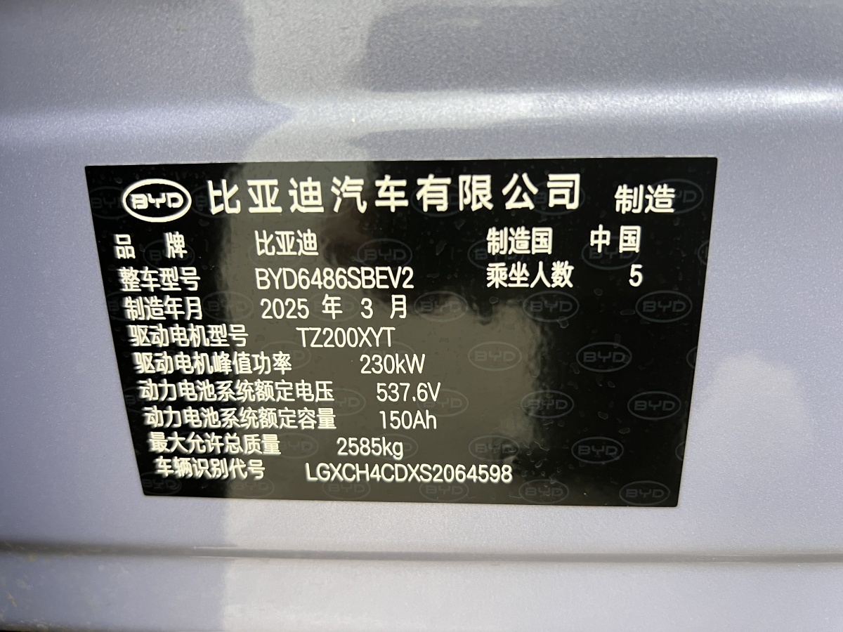 BYD Sea Lion 07 EV 2025 car image #30