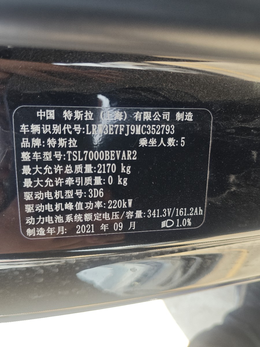 Tesla Model 3 2021 car image #7