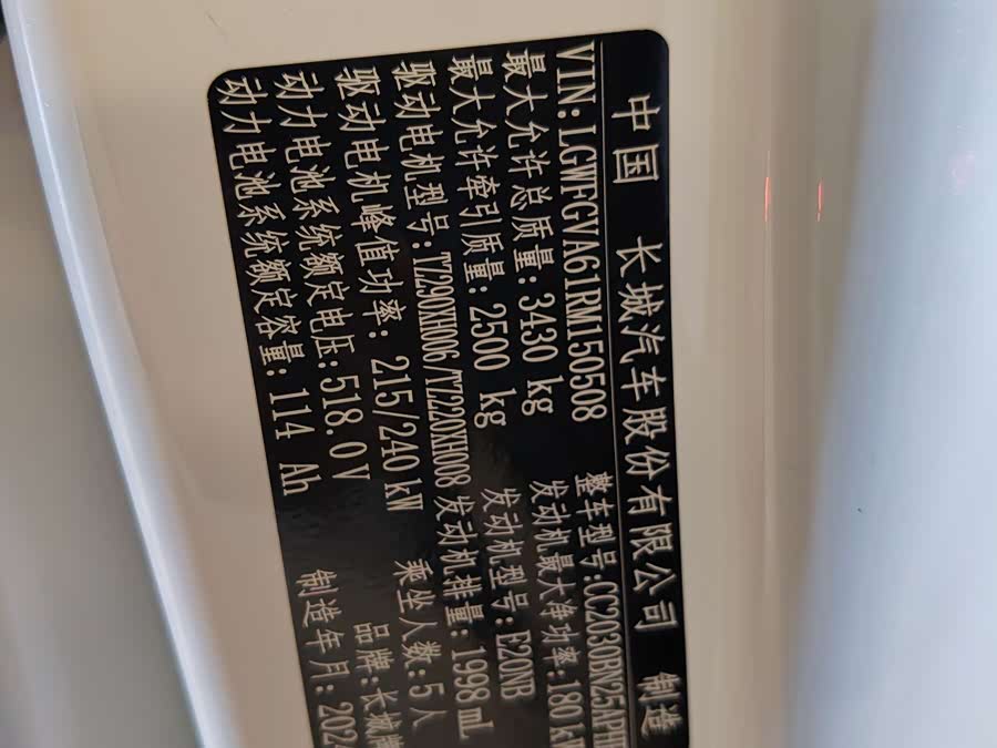 Tank 500 New Energy 2024 immagine di auto #36