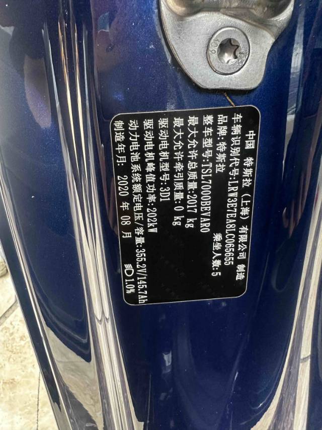 Tesla Model 3 2020 immagine di auto #6