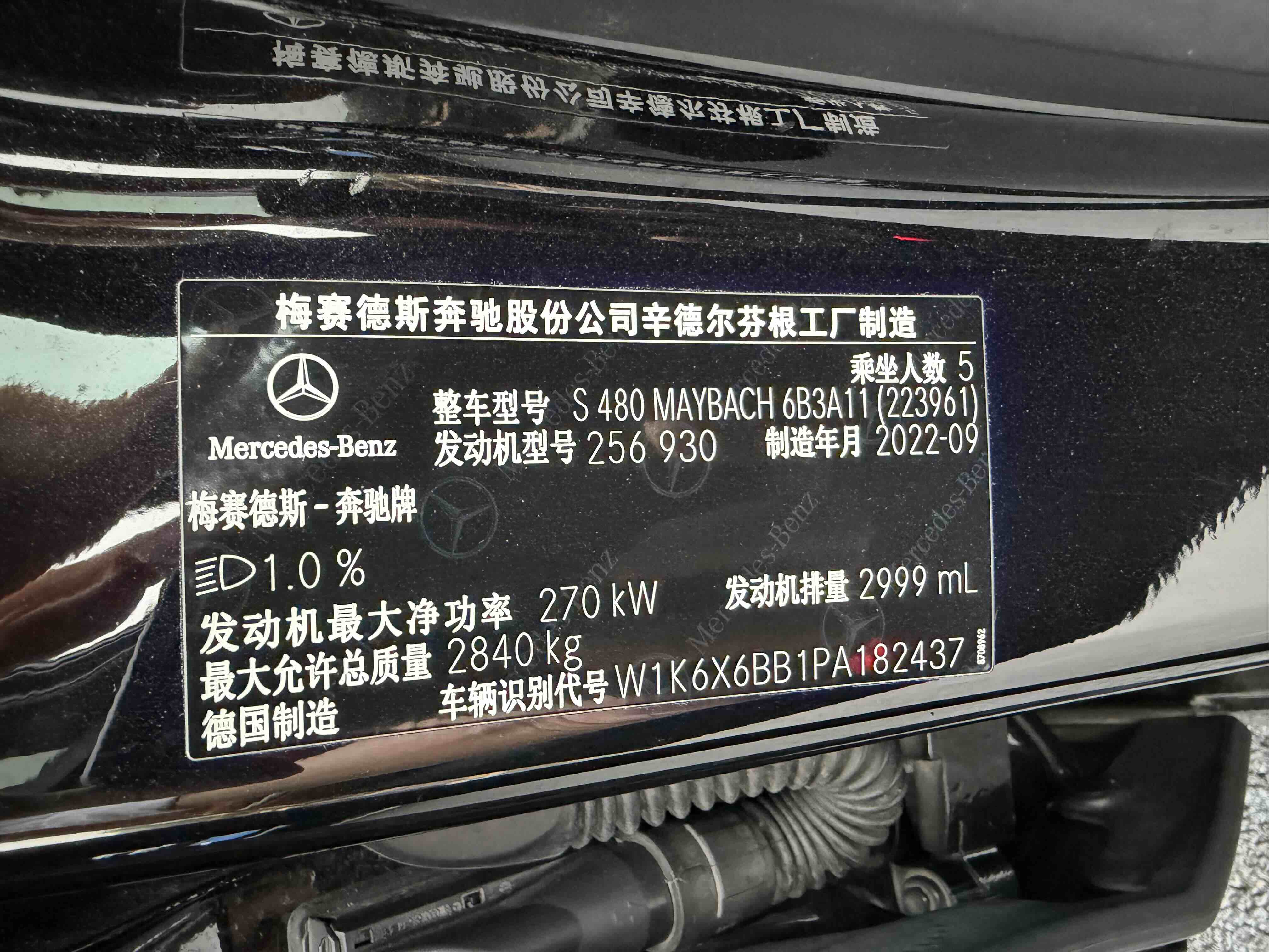 Mercedes-Benz Maybach S Class 2022 car image #6