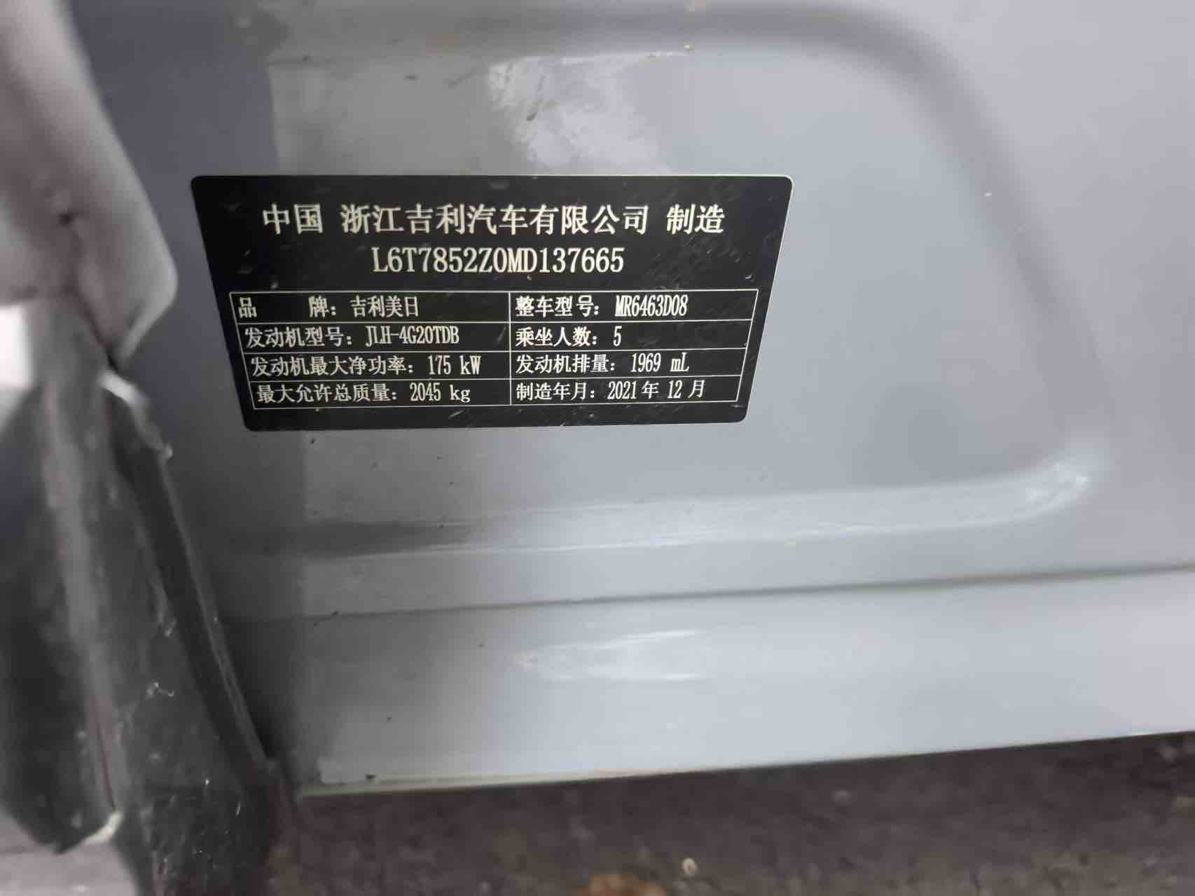 GEELY Tugella 2022 car image #6