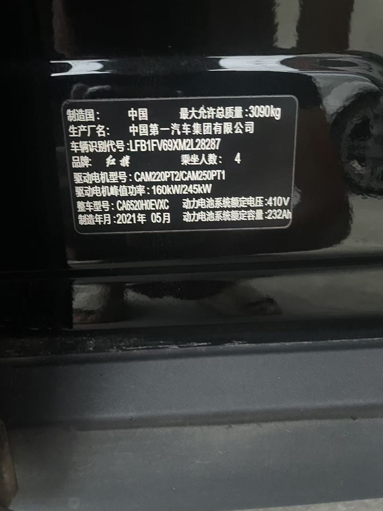 HongQi E-HS9 2021 immagine di auto #7