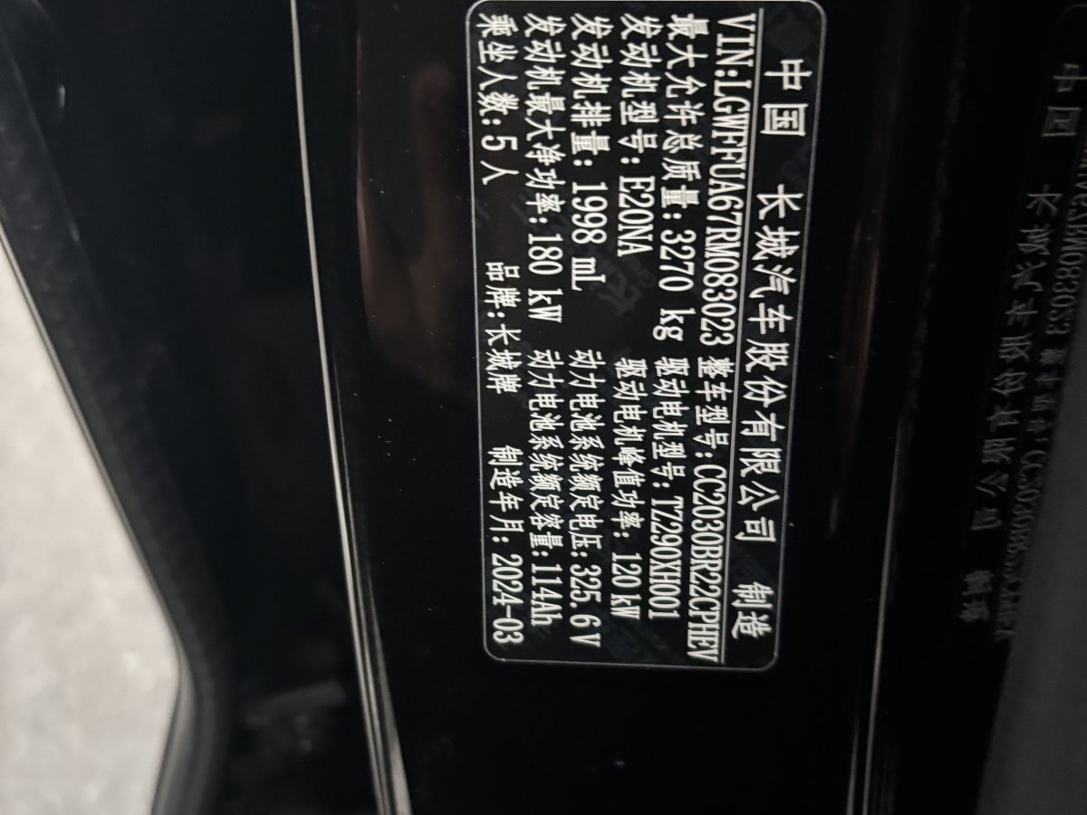 Tank 400 New Energy 2024 immagine di auto #7