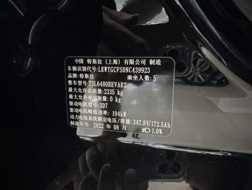Tesla Model Y 2022 car image #12