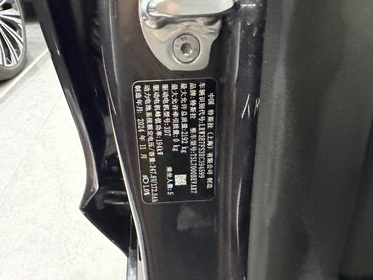Tesla Model 3 2024 car image #9