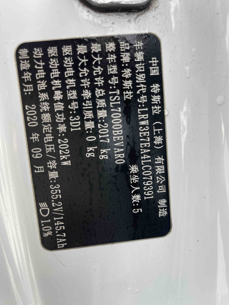 Tesla Model 3 2020 صورة سيارة #10