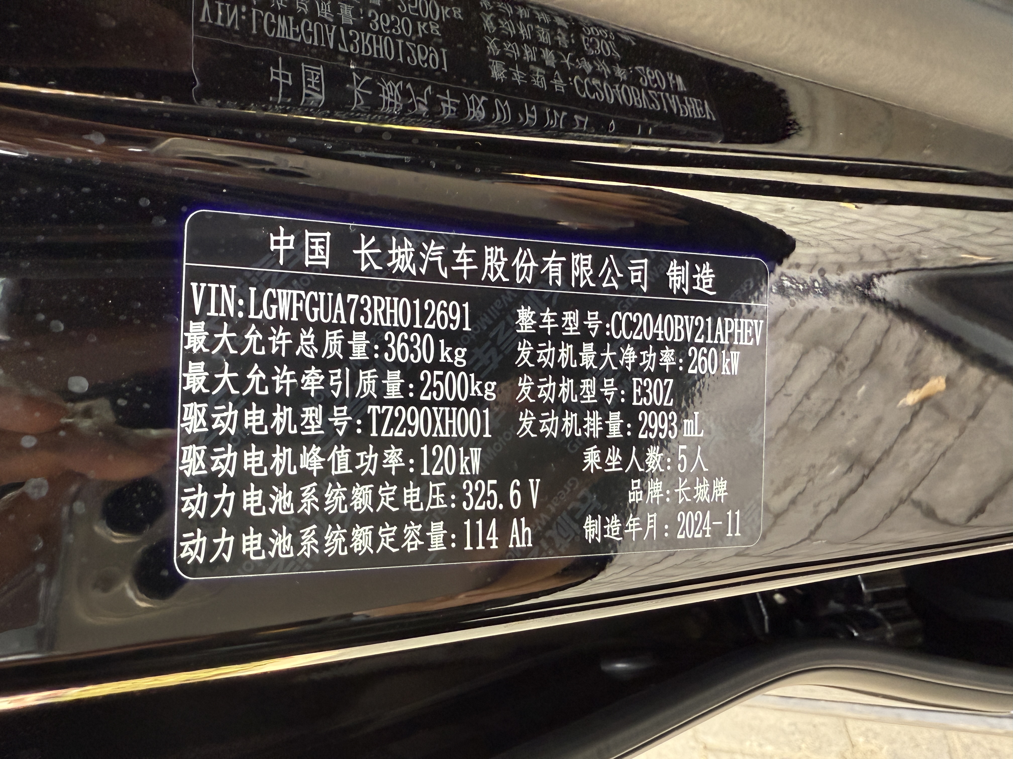 Tank 700 New Energy 2024 immagine di auto #8