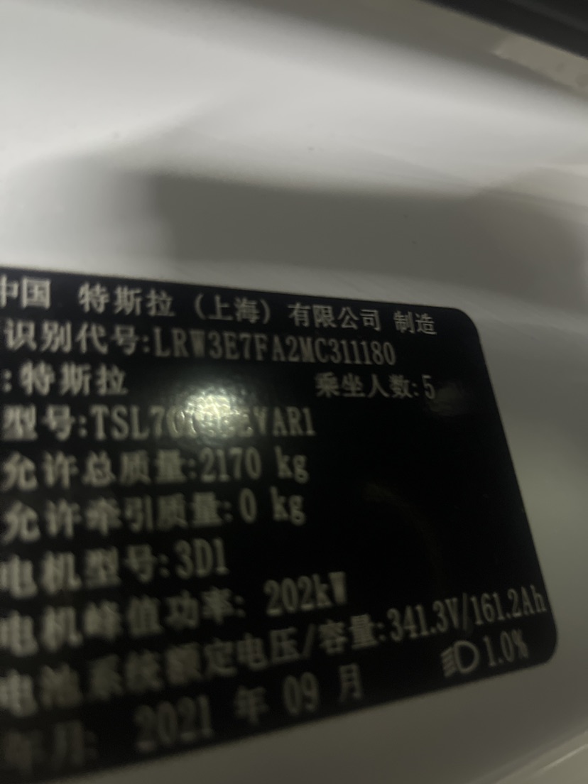 Tesla Model 3 2021 car image #5