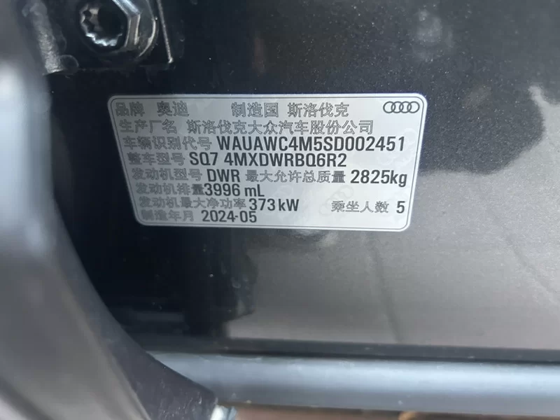 Audi SQ7 2024 car image #10