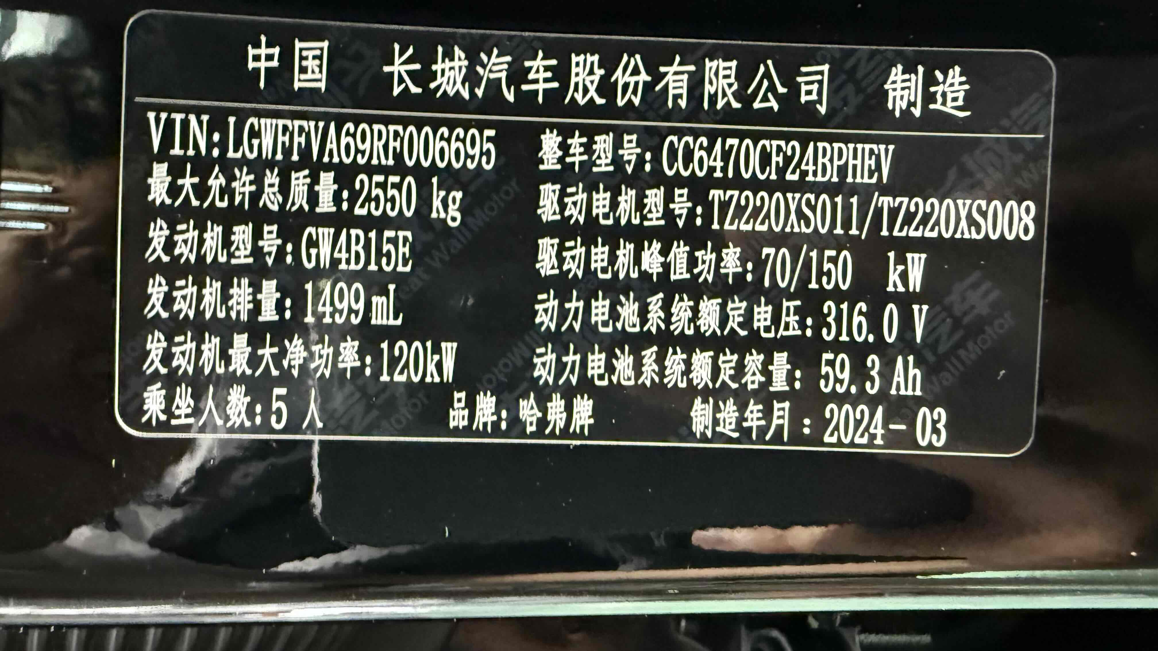 Haval X Dog 2 New Energy 2024 car image #11