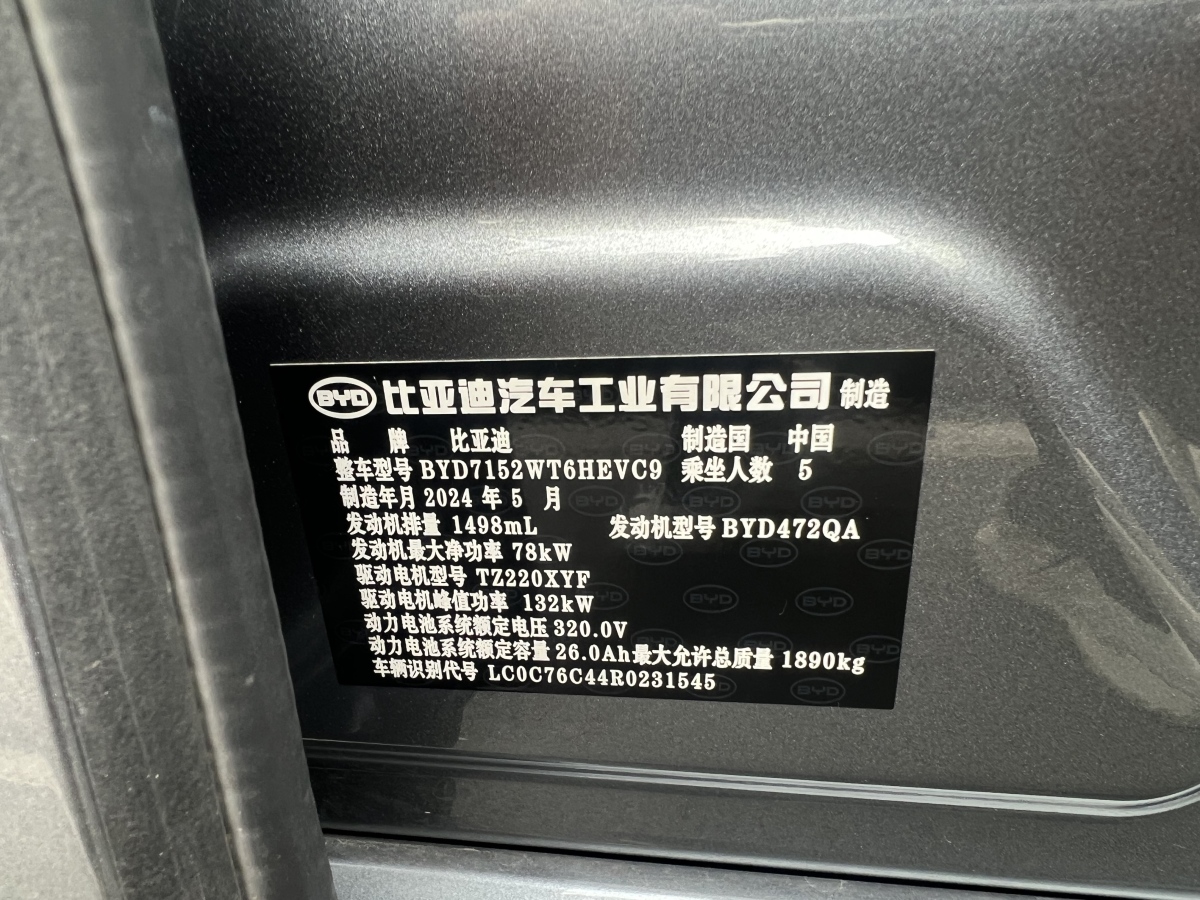 BYD Destroyer 05 2024 car image #11