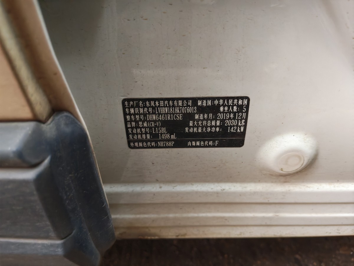 Honda CR-V 2019 car image #3