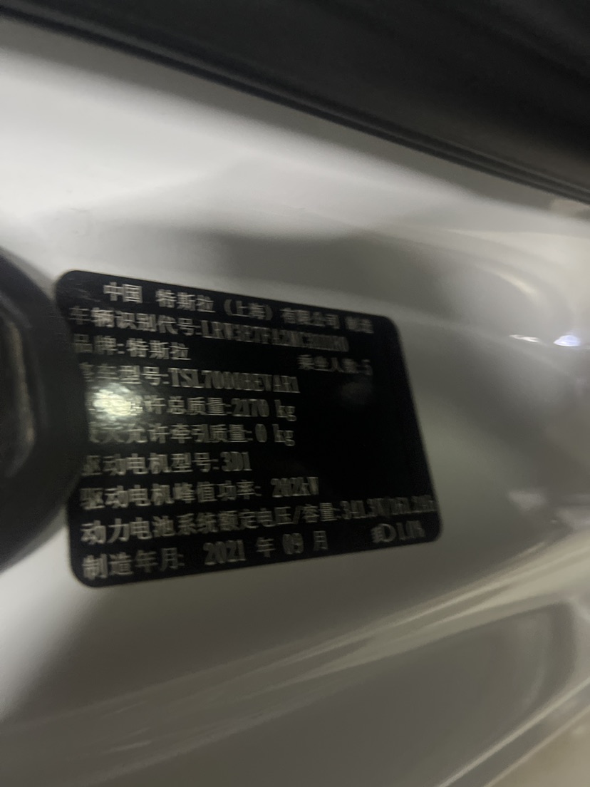 Tesla Model 3 2021 car image #4