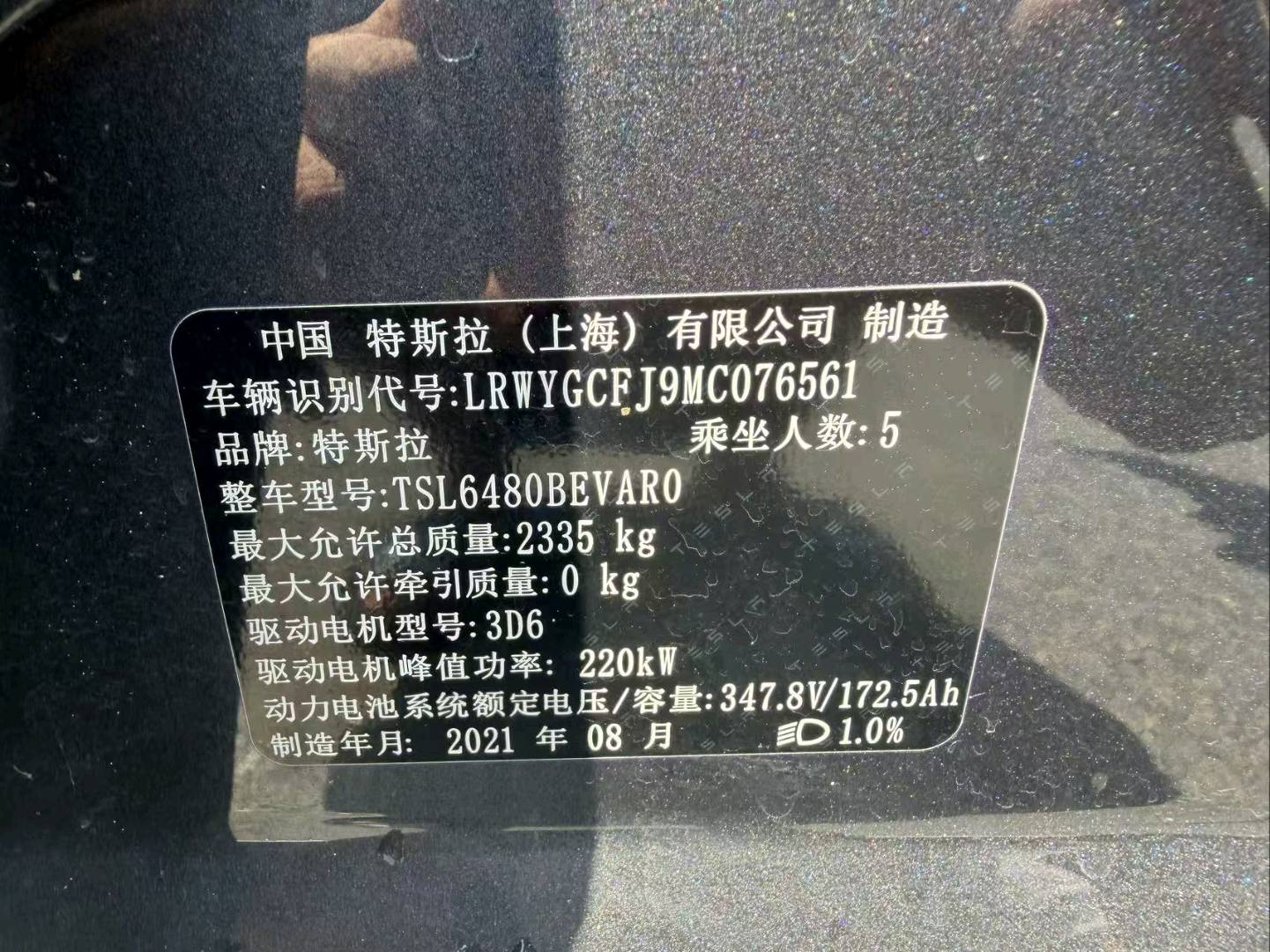 Tesla Model Y 2021 car image #13