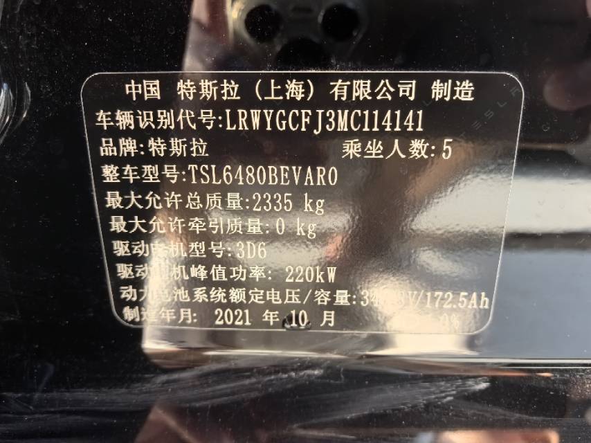 Tesla Model Y 2021 car image #11