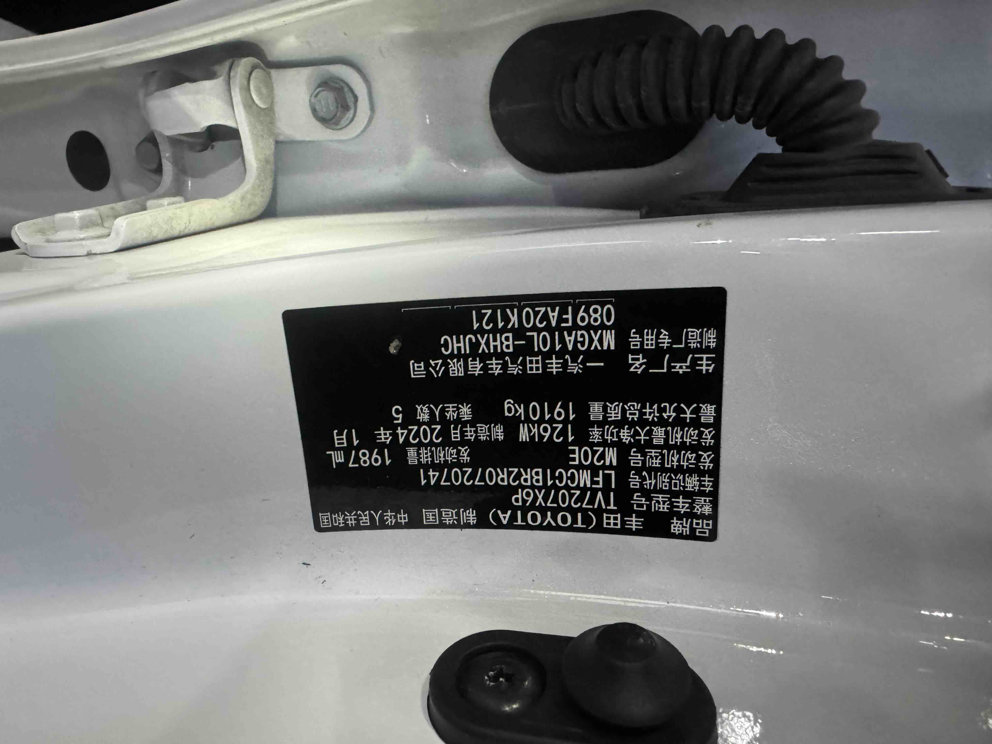 丰田 卡罗拉锐放 2024 汽车图片 